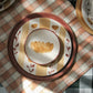 dolce latte mix hand painted tableware