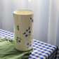 flower vase dolce berry hand painted blueberries
