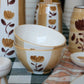 hand painted Dolce Latte Ceramic Set Cereal Bowl