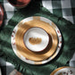 hand painted dolce latte mix dinner plates