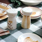 hand painted salt & pepper shaker set autumn serveware
