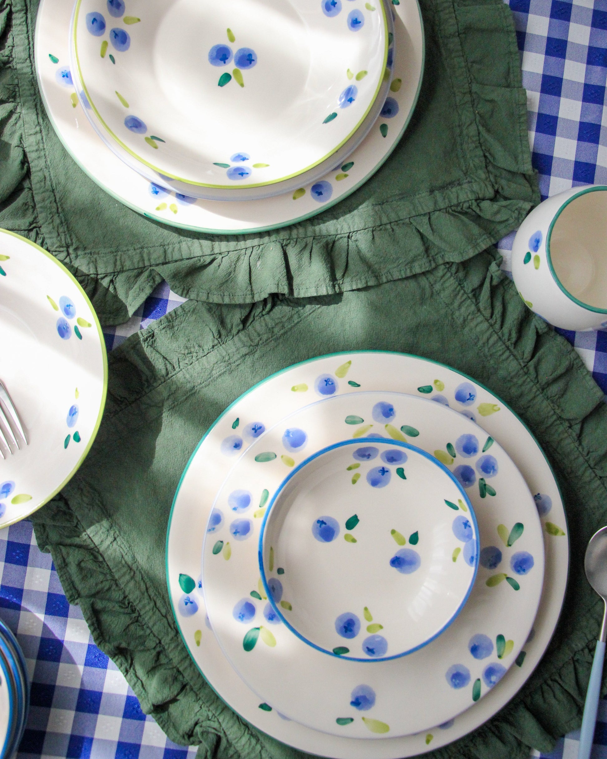 tableware plates dolce berry details hand painted ceramic